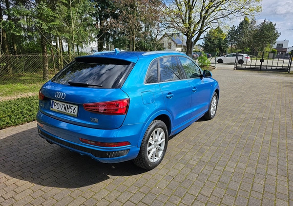 Audi Q3 cena 79950 przebieg: 125167, rok produkcji 2015 z Poznań małe 497